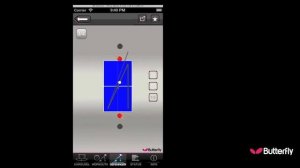 The Butterfly table tennis App