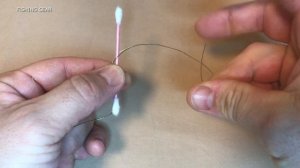 Возьмите ушную палочку на рыбалку\хитрый способ соединить леску с леской