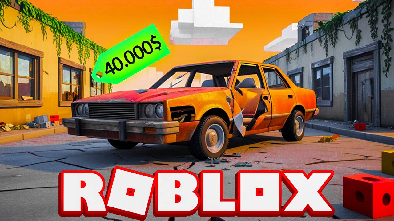 ПРОДАЛ СЛОМАННУЮ МАШИНУ ЗА 40.000$ В РОБЛОКС !!! | ROBLOX ПО РУССКИ |