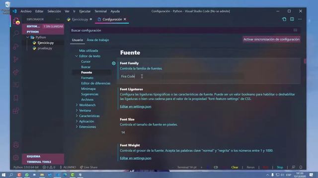 ALTERNATIVAS A FIRACODE EN VISUAL STUDIO CODE 2020 | VICTOR MONO E IOSEVKA | TEMA LIBRE | ??? смотреть онлайн
