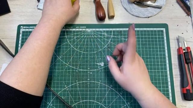 Изготовление ремня по шаблону. Часть 1 смотреть онлайн