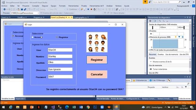 PROYECTO DE ENCRIPTACION USANDO SHA-256 смотреть онлайн