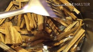 Самый простой способ подготовки дубовой щепы для напитков - проще некуда.