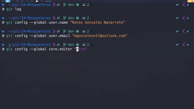 6.1 Configuración básica de git смотреть онлайн