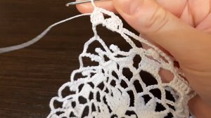 Необыкновенно красивая салфетка крючком. Мастер - класс.