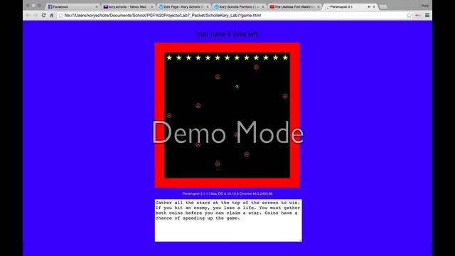 Frogger Javascript Prototype