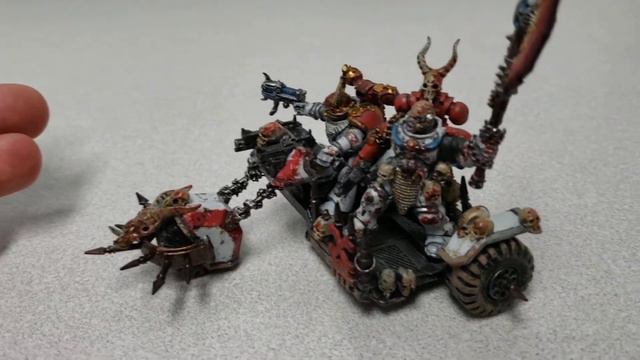 Kitbash Showcase: World Eaters Chaos Lord on Bike смотреть онлайн