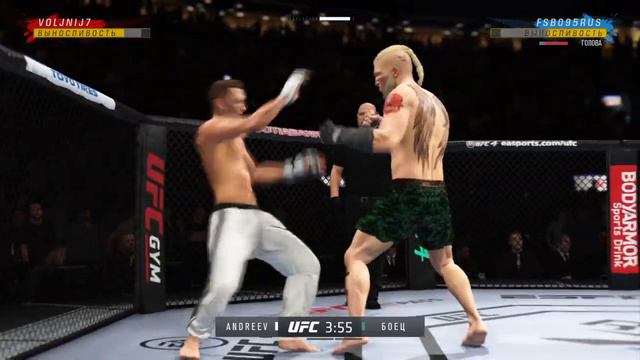 EA SPORTS™ UFC® 4_Жёсткое колено в воздухе! смотреть онлайн