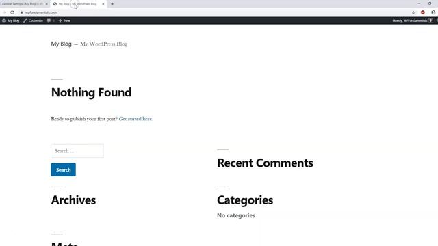 WordPress Settings Tab [Series]