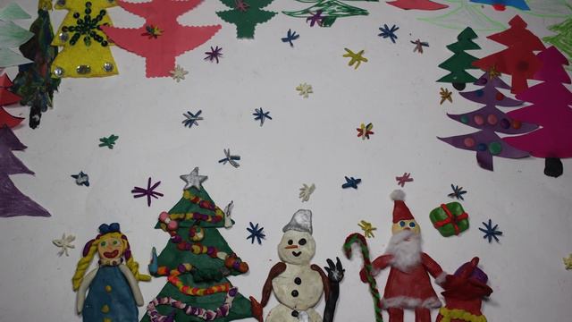 Поздравление с наступающим Новым Годом наших малышей из студии мульттерапии смотреть онлайн