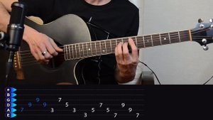 Моя 1-я песня на гитаре (Танцы Минус - Половинка)