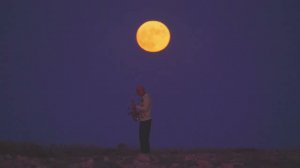Full Moon Improvisation on Saxophone to Trance Music - Real Moon and Live Sound - Night Saxophonist