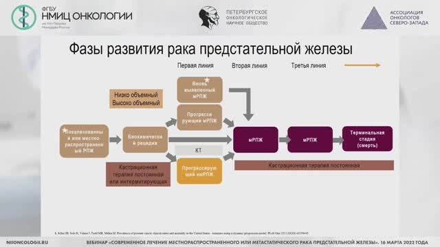 Место андрогендепривации у больных метастатическим раком предстательной железы