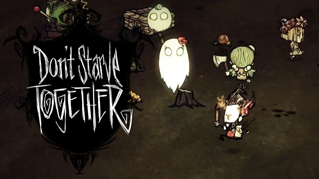 Выживаем втроём, боимся темноты и разговариваем как флейты ! Don't Starve Together