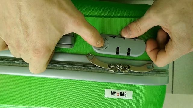 Как поменять код на замке чемодана от MY x BAG?