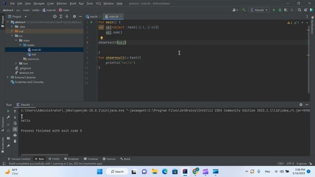 polymorphisme with anonymous class kotlin смотреть онлайн