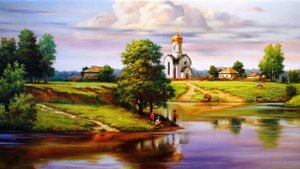 Летние пейзажи художника Владимира Абат-Черкасова