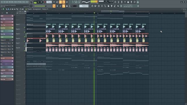 Horrorcore бит стиле Sagath / NAGAL в Fl Studio