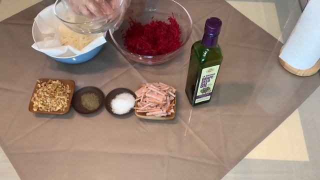 Салат «Бордо» с сырой свеклой-витаминная бомба. смотреть онлайн