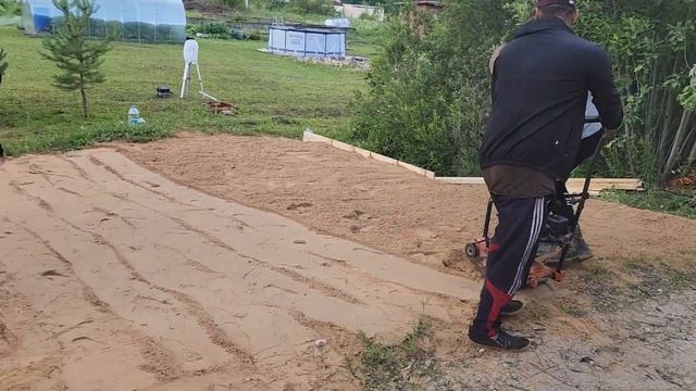 Заезд на участок