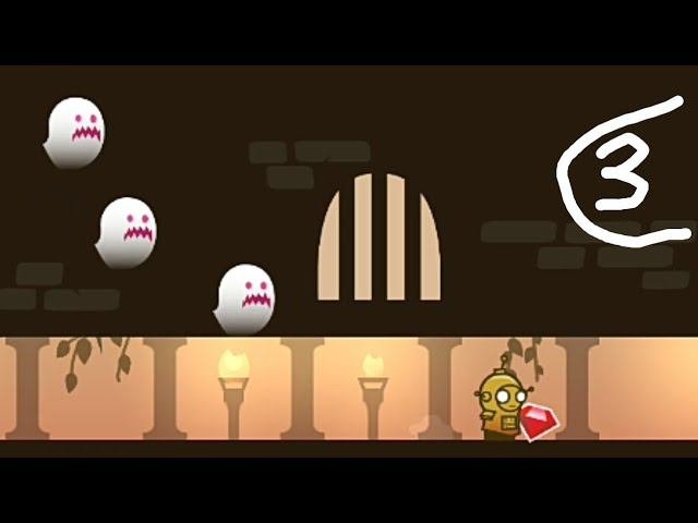 Храбрый рыцарь#3. Кристалл и привидения. Игра Tricky Castle на канале Солоденький Улитка