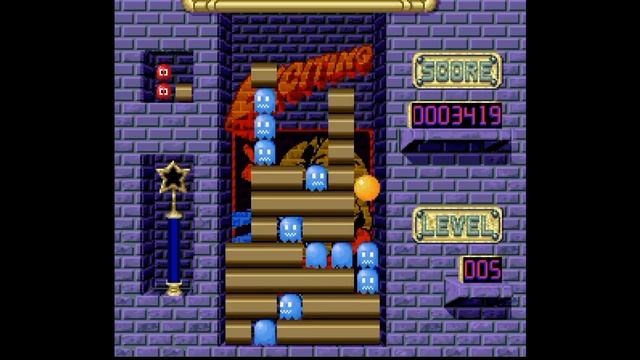 Pac Attack ... SNES Gameplay