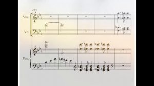 Geistersonate (trio) complete score  VST Illustration