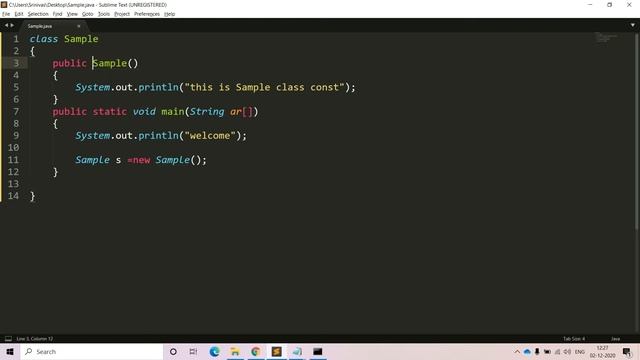 What are the differences & similarities in between Constructors and Methods in Java || Java Program