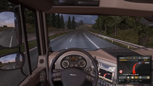 [Euro Truck Simulator 2] Часть 9 "Клонит в сон". смотреть онлайн