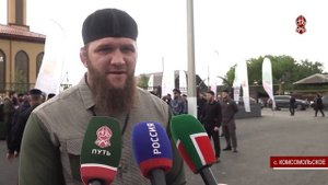 В СЕЛЕ КОМСОМОЛЬСКОЕ ОТКРЫЛИ НОВУЮ МЕЧЕТЬ