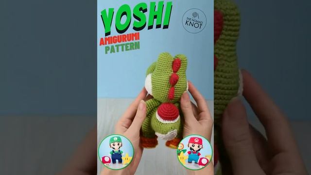 Dinosaur amigurumi Yoshi #amigurumi #tutorial #tutorialyoutube #tutorialamigurumi