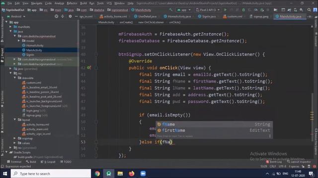 Register and Login Page | Firebase | With Custom Fields | Java | Android Studio Tutorial | Beginner