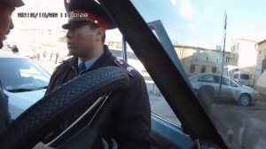 ГАИ Казахстана ДПСник походу сидел