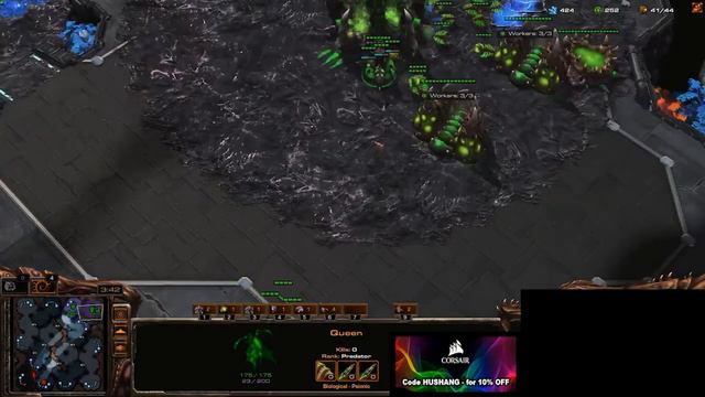 Starcraft 2 Zerg Speedrun to Grandmaster | Part 4 (2 Base Openings) смотреть онлайн