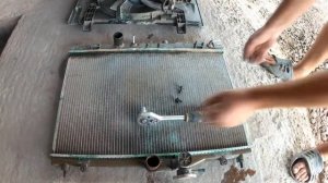 Замена радиатора Nissan Tiida 2013 г