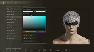 Elden Ring character creation: Gojo sliders (jujutsukaisen)