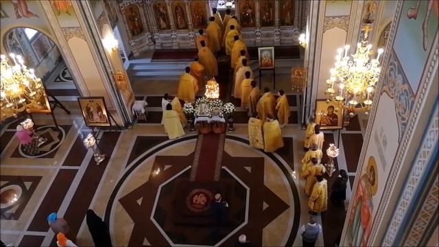 Архиерейская служба Крестный ход Иконы Умиление Пресвятой Богородицы г Альметьевск смотреть онлайн