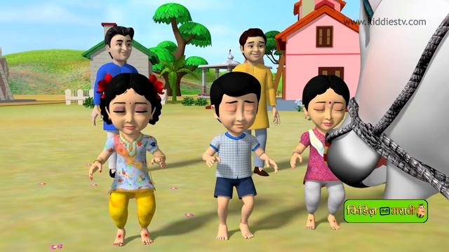 Sang sang Bholanath | Marathi balgeet for children | सांग सांग भोलानाथ | rhymes | Kiddiestv Marathi смотреть онлайн