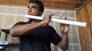 home depot 1" PVC Pipe bansuri, F base , Last of the Mohicans