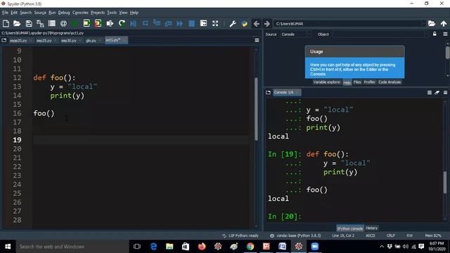 global, local and nonlocal variables examples in Python