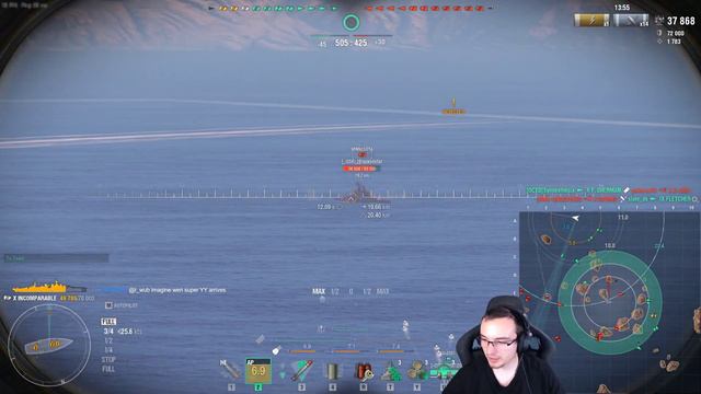 Incomparable vs Mecklenburg - World of Warships смотреть онлайн