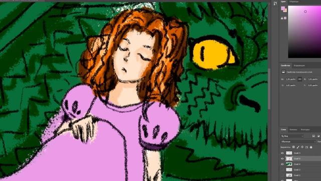 Рисую милоту. Урок от великого мастера.Speed painting смотреть онлайн