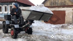 Минитрактор из мотоблока МТЗ