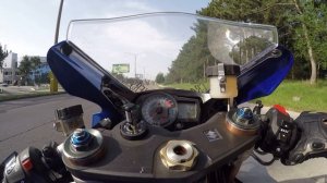 GSXR 1000 k7 оригинальный пробег 9000 км, звук мотора :)