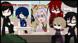 Black butler react to M!y/n as Muchiro