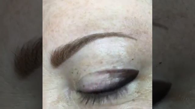 Стрелочка "крыло бабочки " с межресничкой.. смотреть онлайн