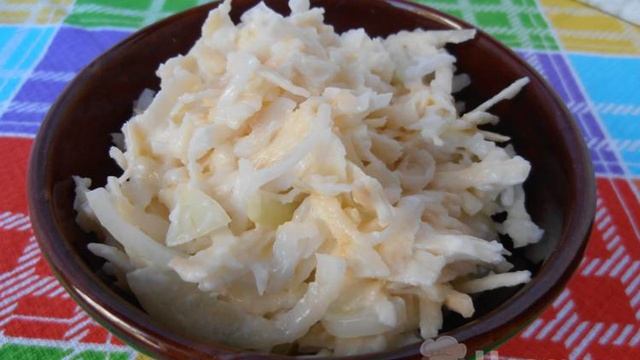 Салат из дайкона Девичьи слезы