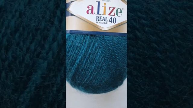 Подробный обзор полушерстяной пряжи Alize Angora Real 40 №17 Петроль смотреть онлайн