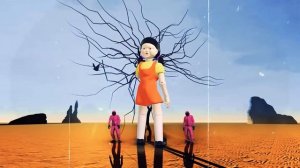 Игра в кальмара с монстрами Тревора Хендерсона.