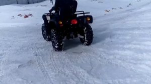 квадроцикл stels леопард 600 дрифт зима